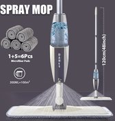 Spray Vloer Dweil Met Herbruikbare Microfiber Pads 360 Graden Handvat Dweil Voor Thuis Keuken Laminaat Hout Keramische Tegels Vloerreiniging