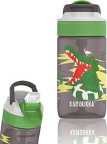 Kambukka Lagoon Drinkfles 400ml -Crazy Crocodile met geïntegreerd rietje