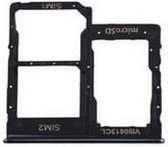Voor Samsung A40 A2 Core A260Sim/SD Kaarthouder Zwart