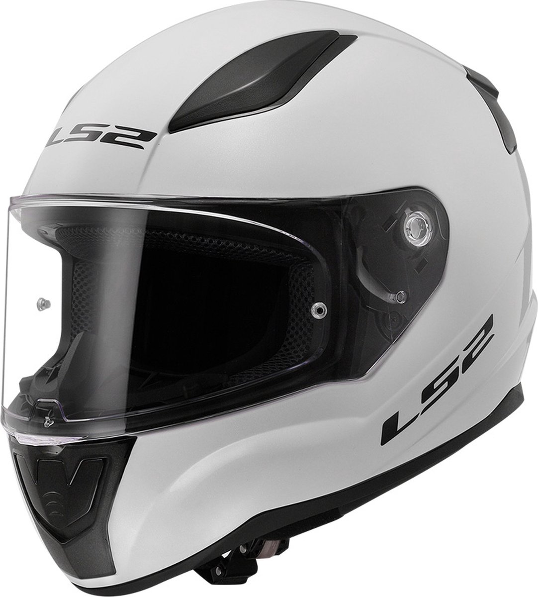 LS2 FF353 RAPID II SOLID WHITE-06 XL - Maat XL - Helm