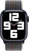 Apple Watch geweven sportbandje -  Voor Apple Watch 3/4/5/6/7/8/SE 38/40/41mm - Middernacht