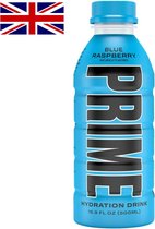 PRIME Hydration Drink Blue Raspberry Fles (500ML) (STATIEGELD FLES)