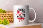 Mug Partners in Histoires vraies - TrueCrime - cadeau - cadeua - CrimeStories - ColdCase - MurderMystery - Histoires de crime - Meurtre mystère - Enquête - Esprits criminels