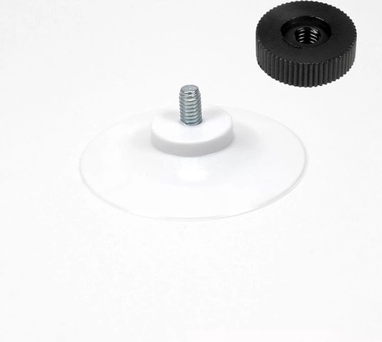 thumbnail: 10 Stuks Zuignappen Ø50mm Met M4 Schroefdraad - Universele Hechtzuigers Voor Gladde Oppervlakken