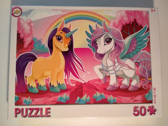 Puzzle Licorne Géant Pour Enfants 3-9 Ans – Pièces Irrégulières, Grand Format, Durable Et Coloré – Cadeau Anniversaire Fille Idéal