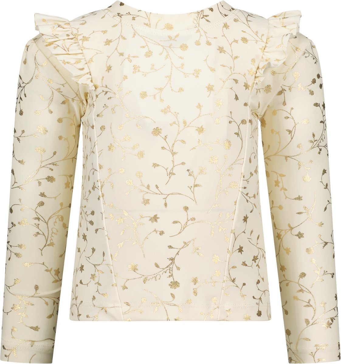 Le Chic C401-7057 Meisjes Top - Pearled Ivory - Maat 74
