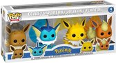 Funko Pop! Jeux: Pokémon - Évoli, Vaporeon, Jolteon & Flareon 4-Pack