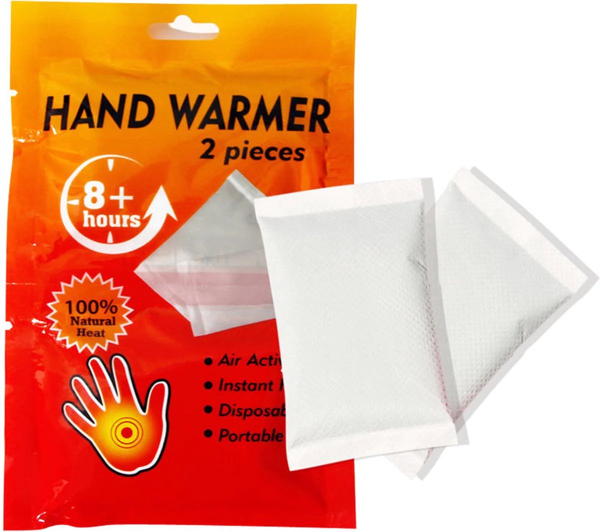 Goedkoopste Hand Warmer | Handverwarmer | 8 uur warmte | 2 Stuks