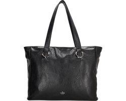 Charm London Liberty Laptoptas 17,3 inch (38,3x21,5 cm) - Dames Tas - Zwart.