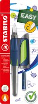 STABILO EASYbuddy - Ergonomische Vulpen - Staalblauw/Lime - L Punt Voor Linkshandigen
