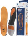 Semelles intérieures médicales Bracefox® 'ErgoSole' | Semelle intérieure professionnelle contre l'épine calcanéenne et la fasciite plantaire | Pied plat | Homme & femme | taille M (44)