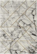 Vloerkleed laagpolig 160x230 cm - Zacht - Modern design - MARBLE by The Carpet