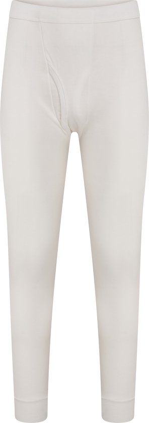 Off-white thermobroek van Beeren met gulp. Elastische tailleband en zoom.