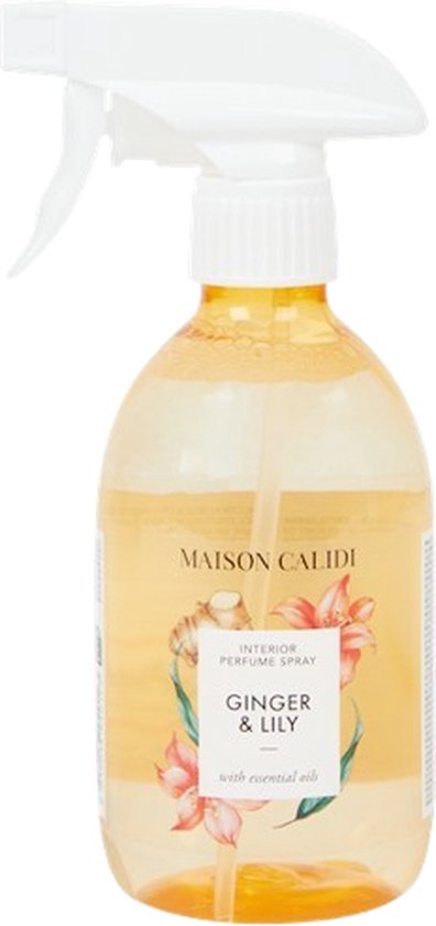 Luxe Huisspray MAISON CHAMIRIO - Ginger / Lily - Oranje - 400 ml - Interieurspray - HuisParfum - Roomspray