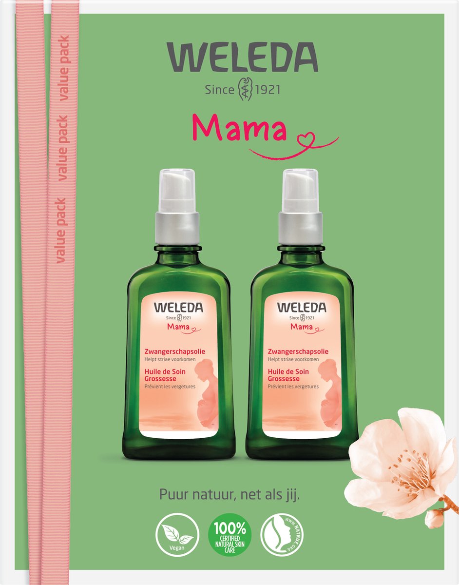 Goedkoopste Weleda Mama Valuepack Zwangerschapsolie Duo - 2x 100ml