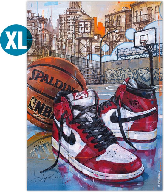 Sneaker poster basketball Chicago 70x100 cm