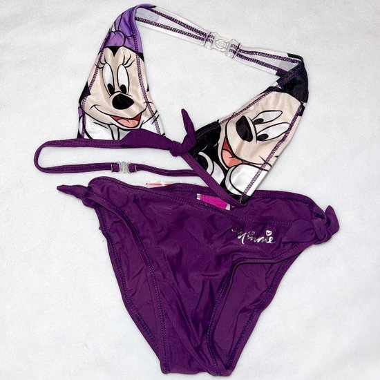Minnie Mouse Bikini Paars-XS