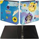 Ultra Pro Album 3 Rings - Pikachu Mimukyu (voor je pokemon kaarten)