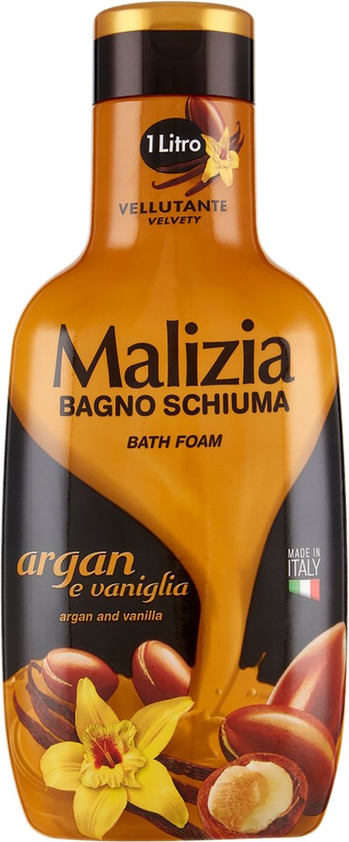 Malizia Zijdezacht Badzeep - Arganolie en Vanille 1 L