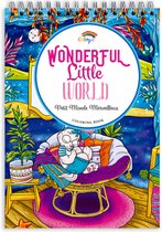 Colorya Kleurboek voor Volwassenen Kleine Wondere Wereld Editie - A4 - Anti Stress, Zen - Bezig Kleurboek voor Volwassenen