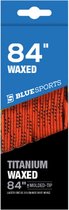 Blue Sports - waxed veters 84inch - 213cm oranje voor ijshockeyschaats