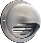 Grille d'air extérieur VBRB Grille d'air extérieur ronde en acier inoxydable, modèle convexe, diamètre 125