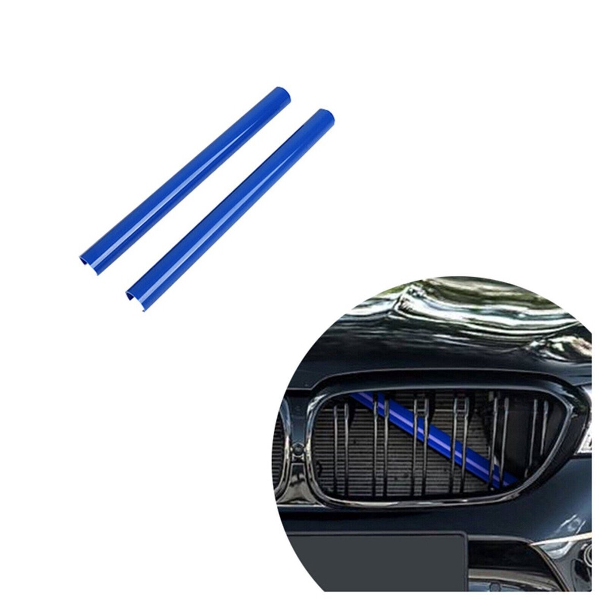 Grill Nieren BMW F30/F31 Glans Zwart 11-15 Dubbel Spaak | 1217241