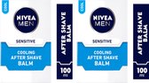 Nivea Sensitive Cooling After Shave Balsem - 2 x 100 ml