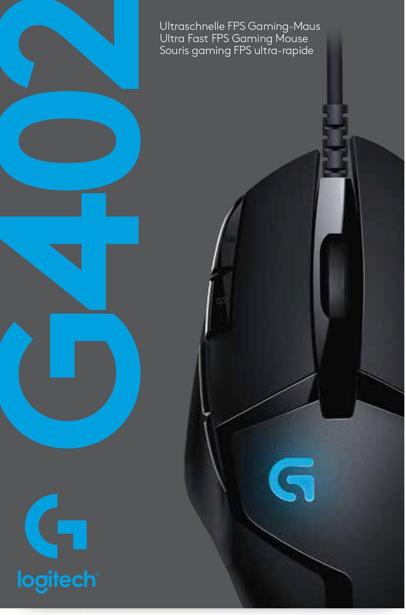 Logitech G402 - Snelle Gaming Muis thumbnail 5