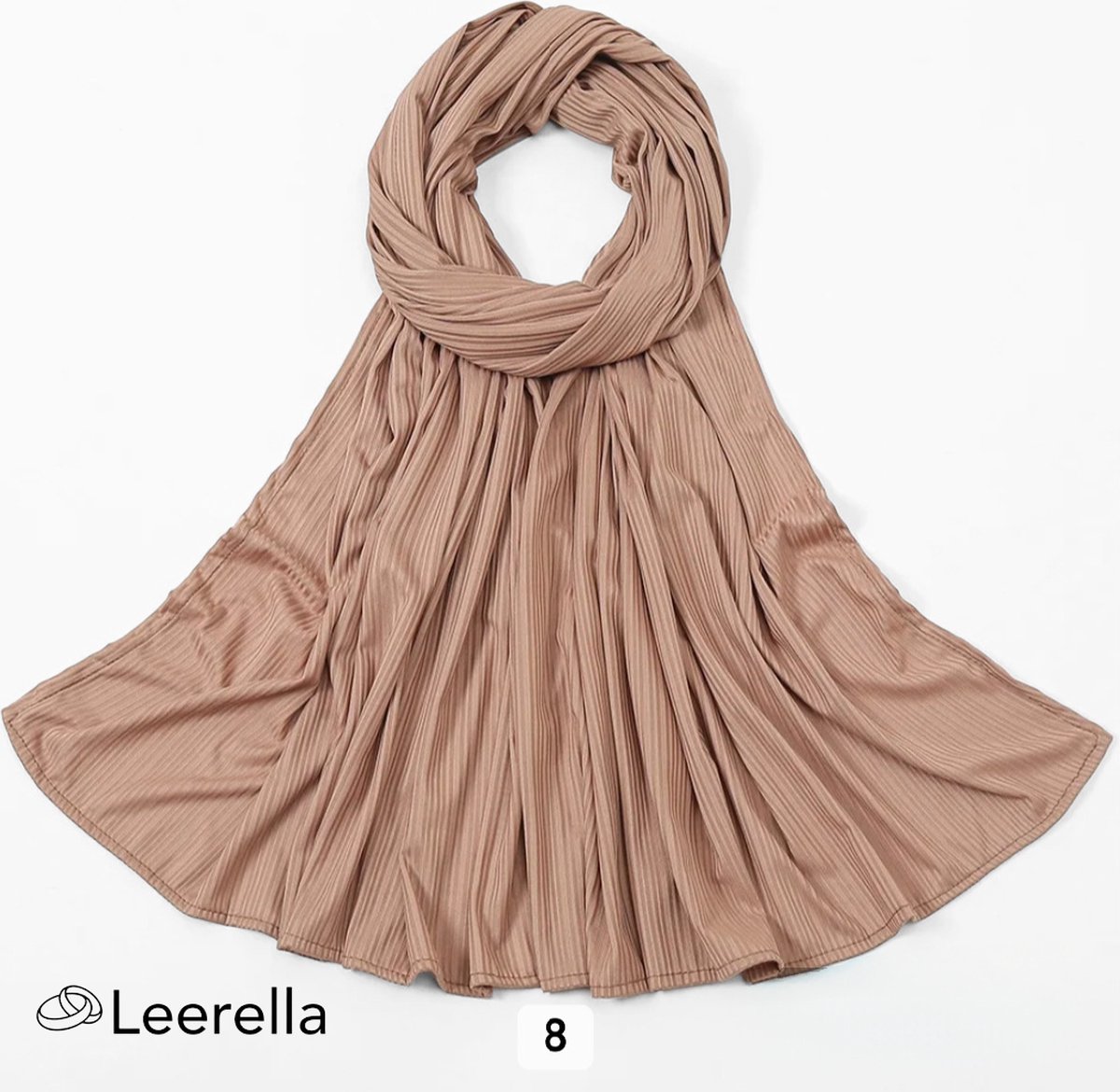Leerella Oogverblindende Dames Sjaals – Hijab Oudroze CLR8 - Monochrome Strepen in Nieuwe Mode 170x70cm: Een Perfect Moederdag, Verjaardag of Valentijnsdag Cadeau - Beschikbaar in 15 Prachtige Kleuren!