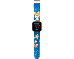 Sonic Led Horloge - Blauw