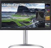 LG UltraFine 27UQ850V-W - Moniteur LED série UQ850V - 27" - 3840 x 2160 4K @ 60 Hz - IPS - 500 cdm² - 2000:1 - DisplayHDR 400 - 5 ms - 2xHDMI, DisplayPort, USB-C - haut-parleurs
