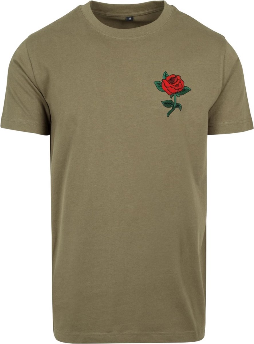 Mister Tee Rose Heren Tshirt S Olijfgroen