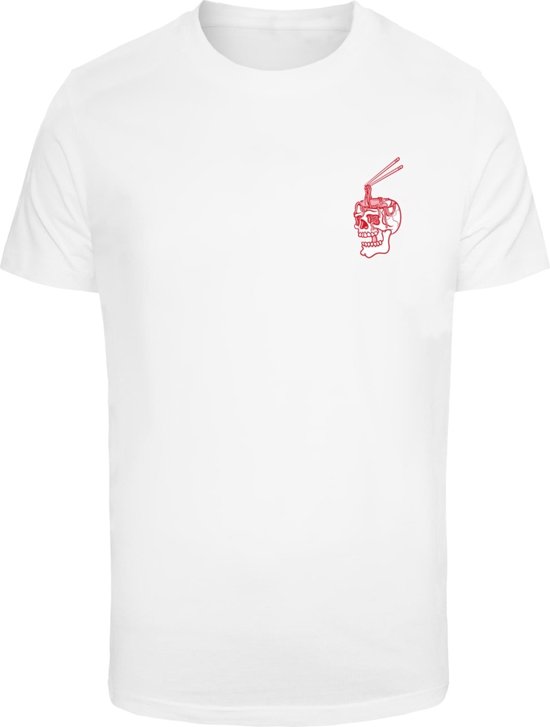 Mister Tee - Skulls Bento Heren T-shirt - 3XL - Wit