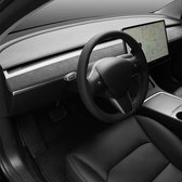 Unieke Alcantara Dash Cover voor Tesla Model 3 - Luxe Bescherming - Interieur Accessoires Nederland België