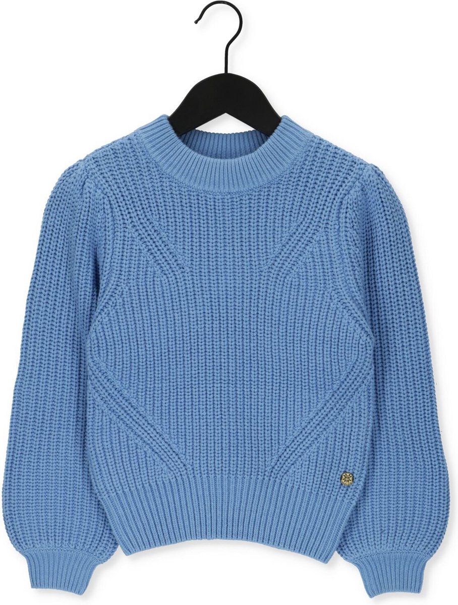 Indian Blue Jeans Knitwear Ls Shoulder Fancy Truien & Vesten Meisjes - Sweater - Hoodie - Vest- Blauw - Maat 128