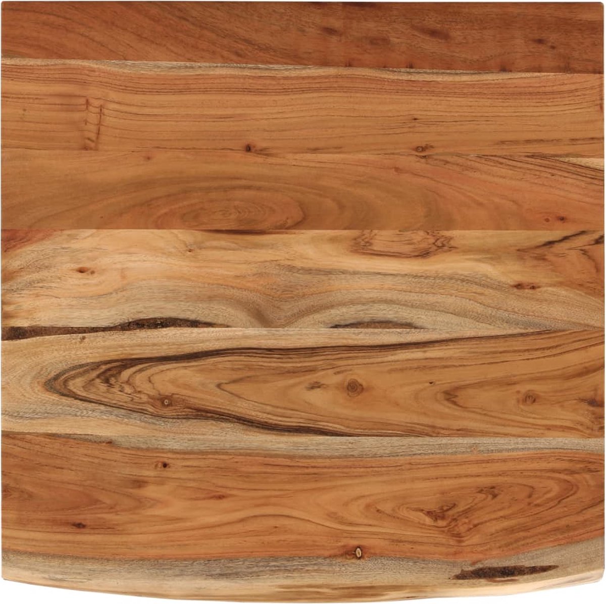 vidaXL - Wastafelblad - vierkant - 60x60x2,5 - massief - acaciahout