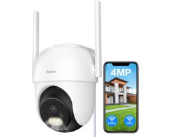 Arenti OP1 - Beveiligingscamera Buiten - Buiten Camera Met Nachtzicht- 4MP - Gratis 64MB MicroSD Kaart - Beweegbaar - Outdoorcamera - Dual-Band Wifi - Draadloos - Full360° bewaking - Geen Maandelijkse Kosten - App - Waterdicht - Onvif - Pan Tilt
