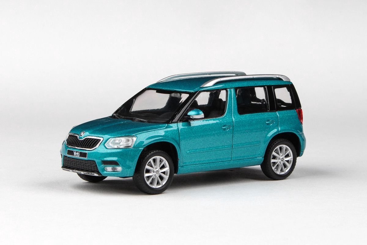 Skoda Yeti SUV Facelift 2013 Blauw Groen