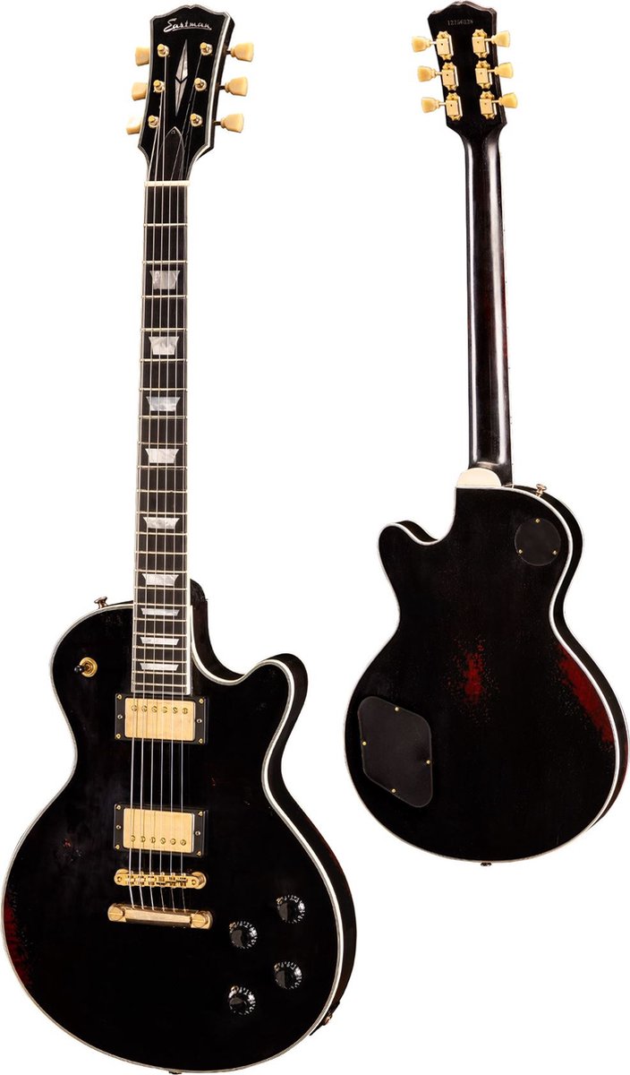 Eastman SB57/v Black - Elektrische gitaar - zwart