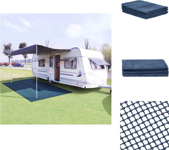 Happy Rhino Eco Bodenschutzmatte - Zeltunterlage Campingmatte 450x600cm Grau