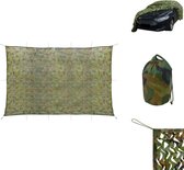 vidaXL Camouflage Net - 6 x 7 m - Water- corrosie- en schimmelbestendig - Tarp