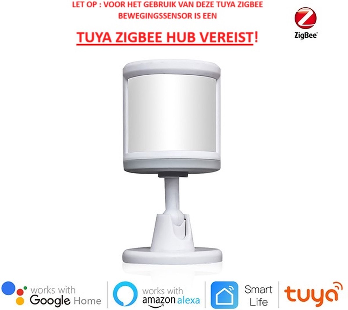Tuya - Smart Life - bewegingssensor lamp binnen - zigbee sensor