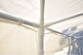 Tente de fête avec parois latérales 3x6m PE 120 gr/ m2 - blanche