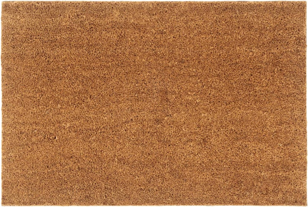 vidaXL - Deurmat - 60x90 - cm - getufte - kokosvezel - naturel