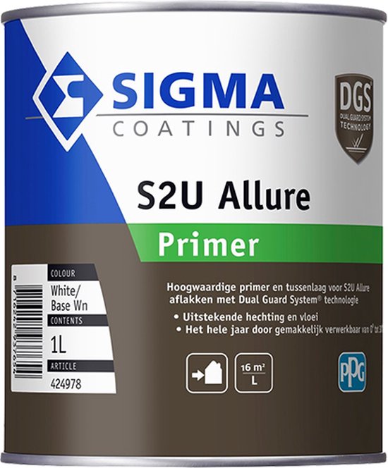 Sigma S2u Allure Primer 1 Liter 100% Wit