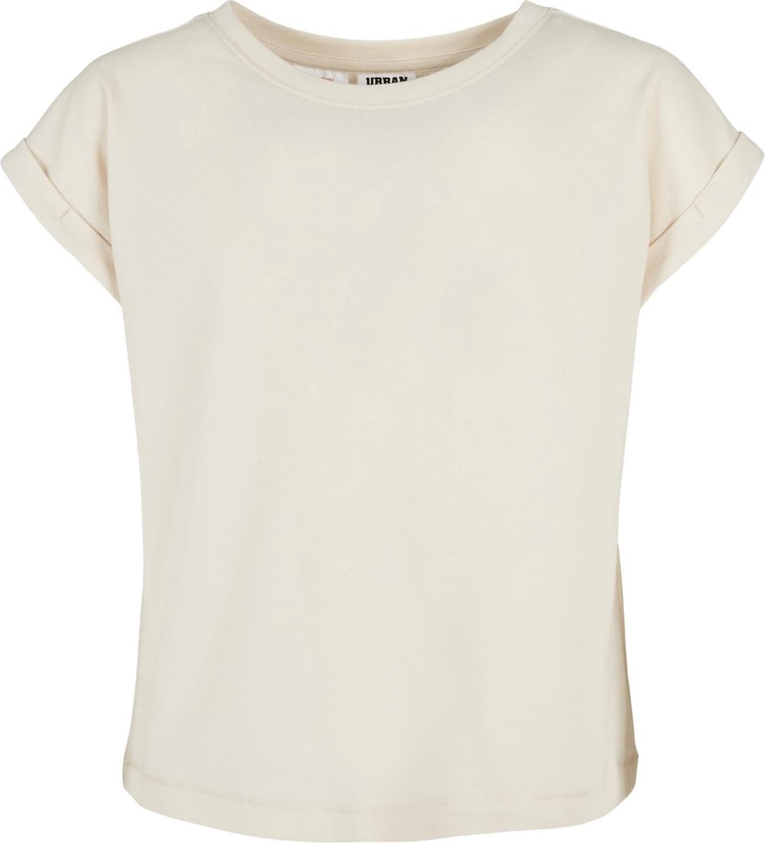 Urban Classics Organic Extended Shoulder Kinder T-shirt Kids 146/152 Beige
