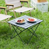 klaptafel campingtafel 565x460x405 mm, opvouwbare tuintafel balkontafel multifunctionele tafel 30 kg belastbaar aluminium campingtafel klaptafel hittebestendig draagbaar