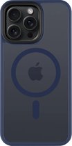iPhone 15 Pro Max Hoesje - Tactical MagForce Hyperstealth - Geschikt voor magsafe Diep blauw