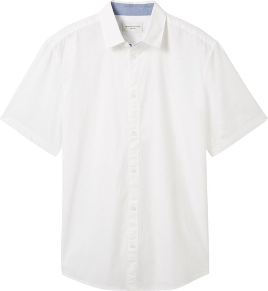 TOM TAILOR poplin shirt Heren Overhemd - Maat L